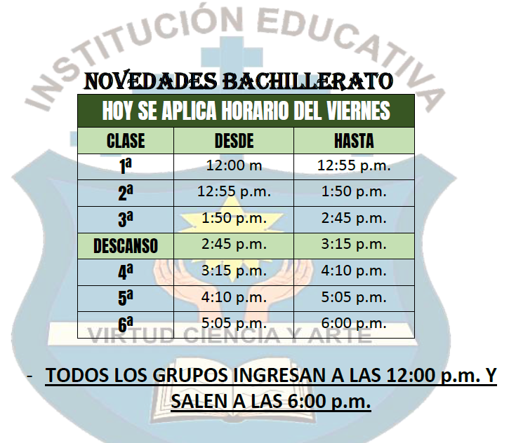 horario